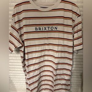 Brixton Men's Multicolor Striped Tee